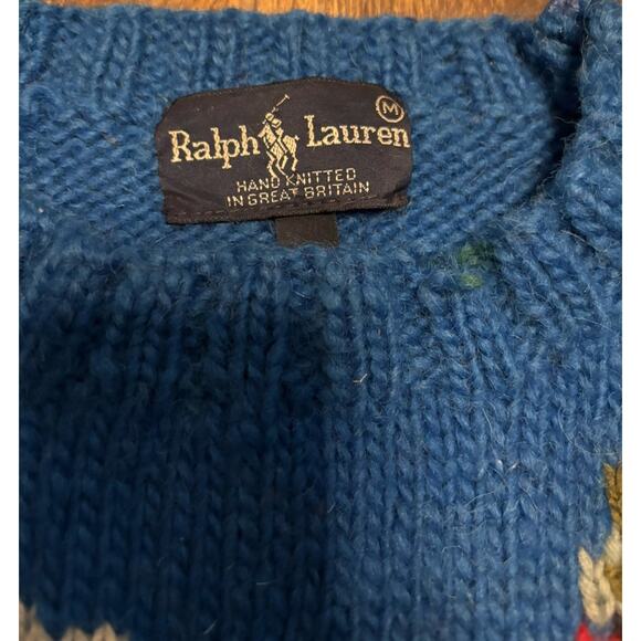 Vintage RL 83 Great Britain Hand knitted Ski Vest Wool - Picture 4 of 10